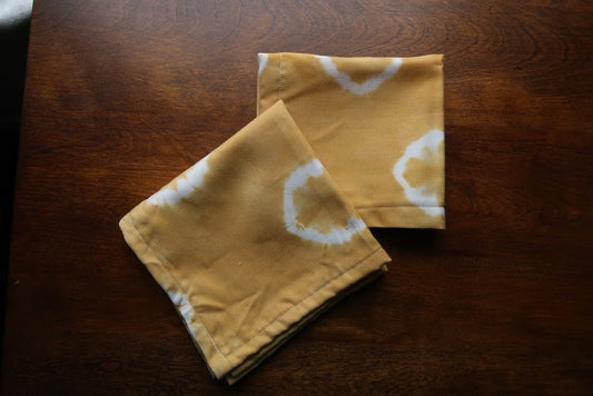 Yellow napkins